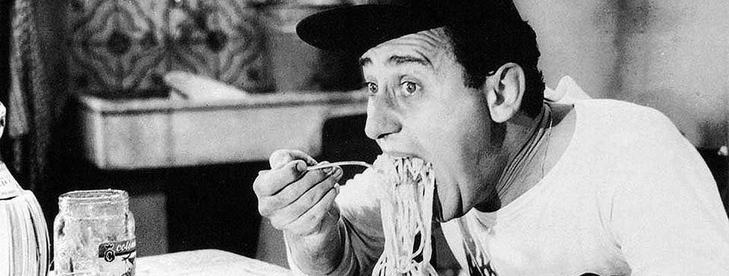 Alberto sordi e gli spaghetti: cibo e arte