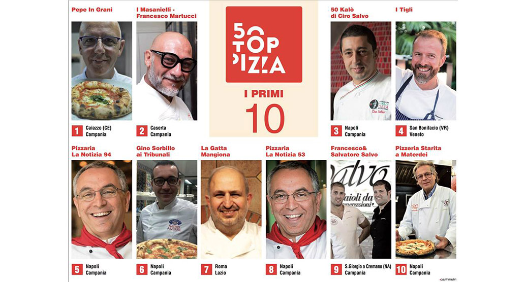 50 Top Pizza: Franco Pepe è la pizza napoletana
